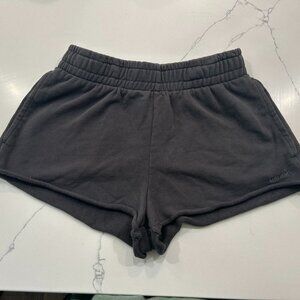 Garage SoftTerry Lowrise Dark Gray Shorts - Size S